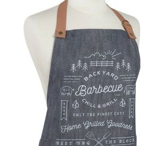 Now Designs Apron Backyard Barbecue NWT